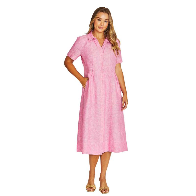 Jump Seam Detail Shirt Dress image number 4